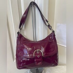 Coach patent leather bag EUC